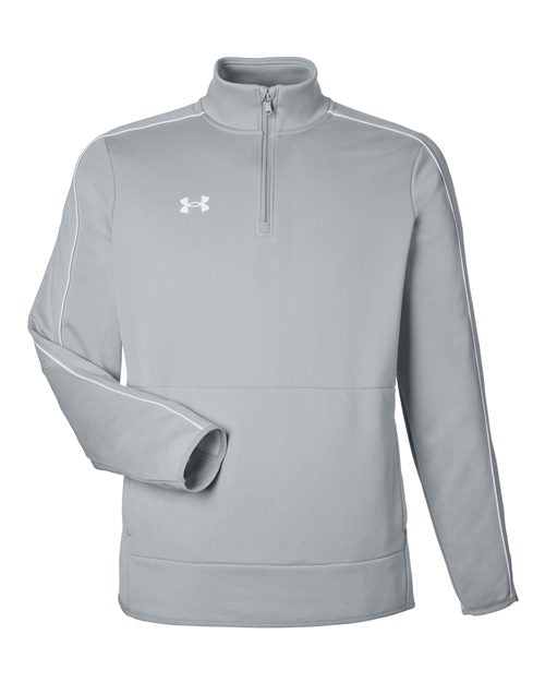 Under Armour 1383260, Men's Command 2.0 Quarter-zip Pullover, Mod Grey/ White