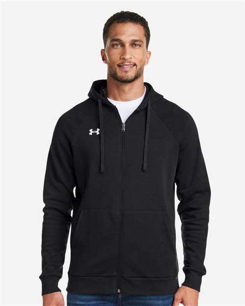 Men's Rival Fleece Full-Zip - - 14917 Black White 1379767 168E2 2025 Fleece Guide 2025 Fleece Guide Uniforms 2025 Fleece Guide Uniforms - Full-Zips 8-8.9 oz AB Retail Exclusive Brands Apparel CA New ab Cotton Fleece Fleece - Premium - Hood Full-Zips Hooded Mens & Unisex New AB Polyester S&S Exclusive Brands Sweatshirts & Fleece Tops Under Armour Zips