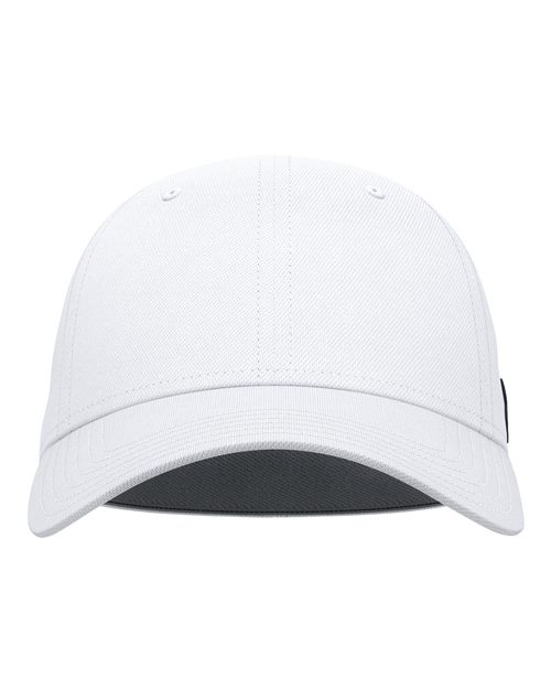 Team Blitzing Cap - - 14962 White Black 1376702 146E2 AB Retail Exclusive Brands CA New ab Fitted Hats Headwear Low Profiles New AB Polyester Polyester - 100% S&S Exclusive Brands Six-Panel Slightly Curved Structured Under Armour Visible Logos