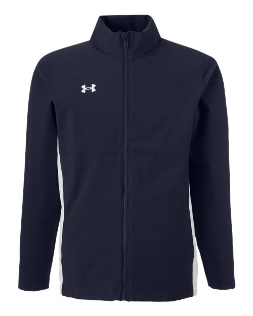 Under Armour 1390159, Men's Rival Stretch Jacket, Midnight Navy/ White