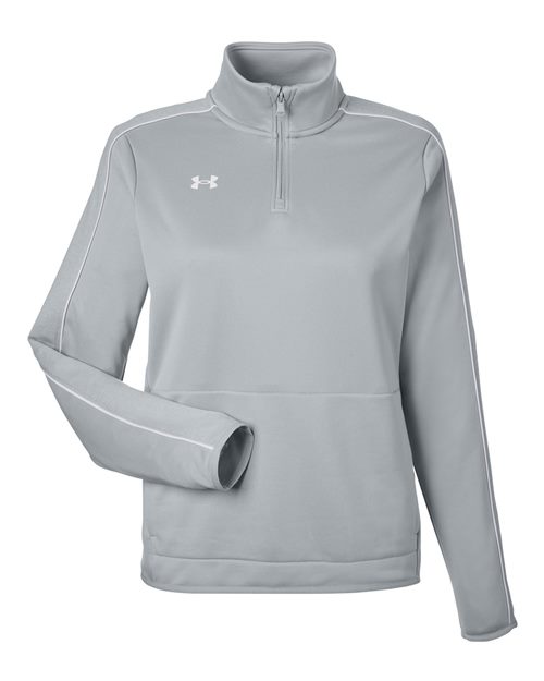 Under Armour 1383274, Women's Command 2.0 Quarter-zip Pullover, Mod Grey/ White