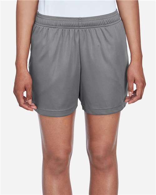Team 365 TT11SHW, Women's Zone Performance Shorts, Sport Graphite