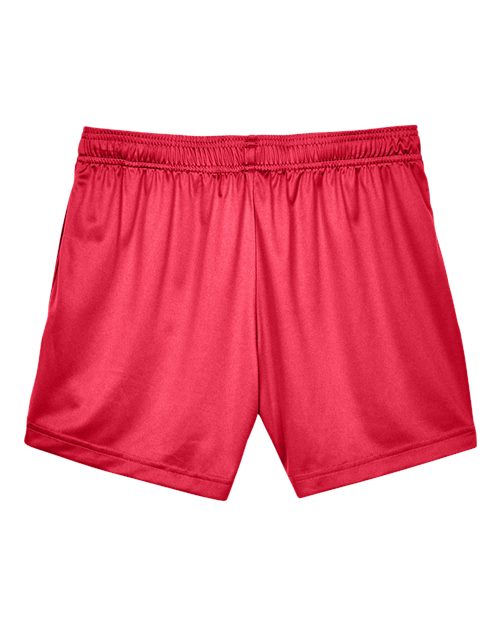 Team 365 TT11SHW, Women's Zone Performance Shorts, Sport Red