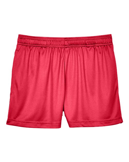 Team 365 TT11SHW, Women's Zone Performance Shorts, Sport Red