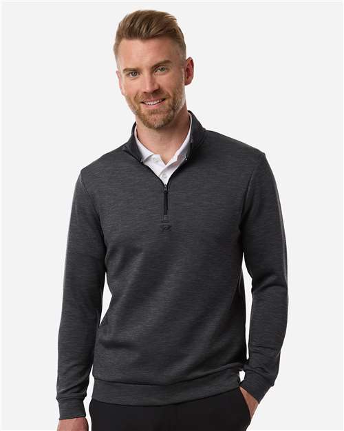 Under Armour 1387124, Men's Drive Midlayer Quarter-zip Pullover, Black/ Black