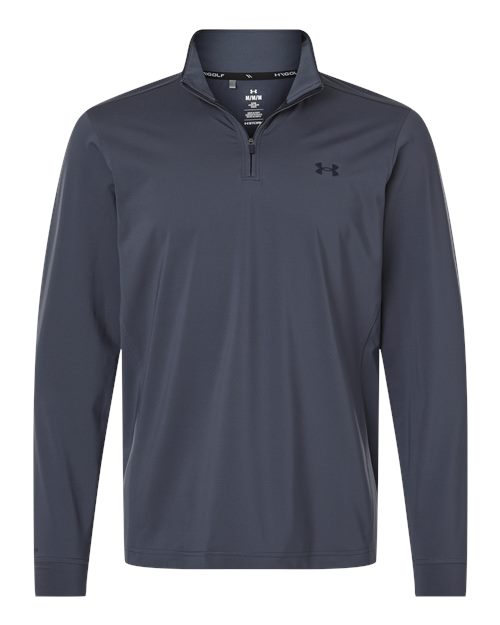 Under Armour 1389864, Men's Drive Quarter-zip Pullover, Downpour Grey/ Midnight Navy