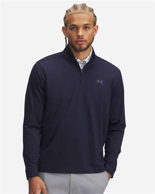 Men's Drive Quarter-Zip Pullover - - 15354 Midnight Navy Castlerock 1389864 198E2 AB Retail Exclusive Brands Activewear Apparel CA New ab Explore Resort & Gift Explore Resort & Gift Gift Shops Explore Resort & Gift Shops Spring & Summer Long Sleeves Mens & Unisex New New AB Performance Polos & Knits Polyester Pullovers Quarter-Zips Spandex Sun/UV Protection Tops Under Armour Visible Logos Water Resistant Zips