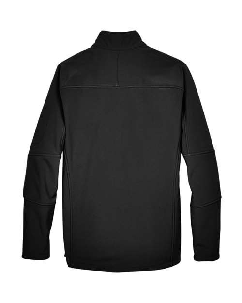 North End 88138, Men's Three Layer Fleece Bonded Shell Technical Jacket, Black