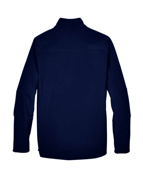 North End 88138, Men's Three Layer Fleece Bonded Shell Technical Jacket, Classic Navy