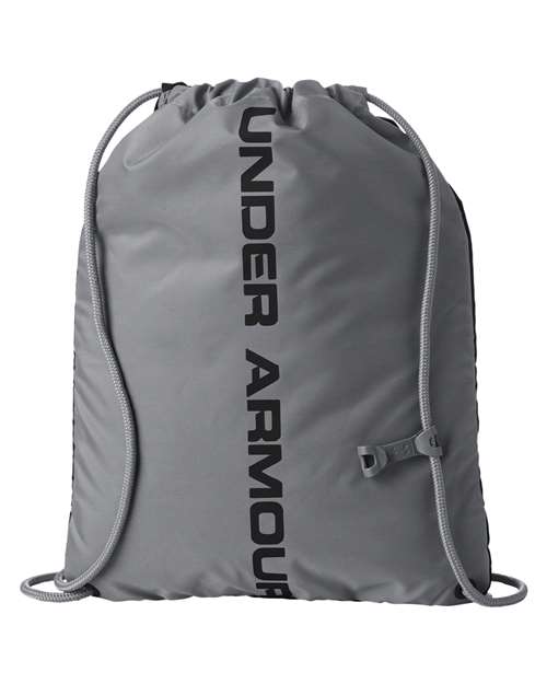 Under Armour 1240539, Ozsee Sackpack Drawstring Bag, Black/ Steel