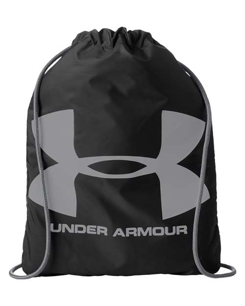 Under Armour 1240539, Ozsee Sackpack Drawstring Bag, Black/ Steel