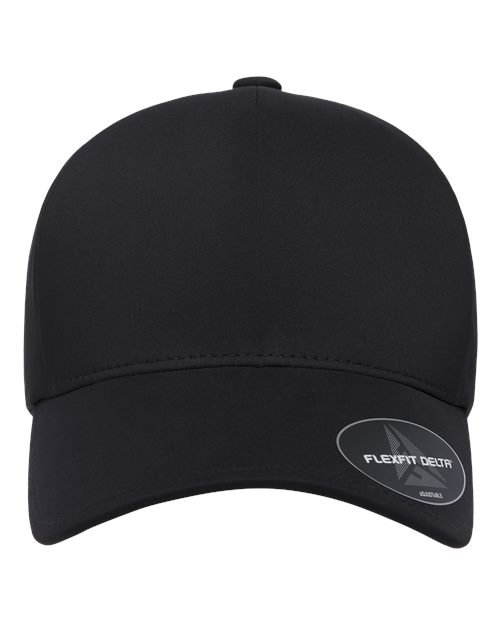 Flexfit 180AP, Delta Snapback Perforated Cap, Black