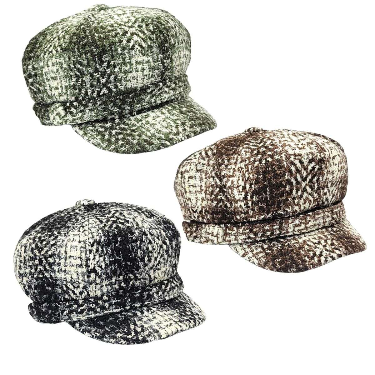 Newsboy Hat -To-Flower, Multi-Coloured Dozen Special Mix&Match