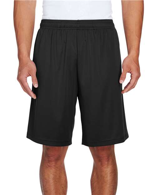 Men's Zone Performance Shorts - - 15639 Black 677D9 AB Exclusive Brands Back to School 2025 CA Bottoms CA New ab Explore School & Team - Players Explore School & Team - Teams Explore School & Teams Mens & Unisex New AB Pockets Polyester - 100% S&S Exclusive Brands Shorts Team 365 TT11SH