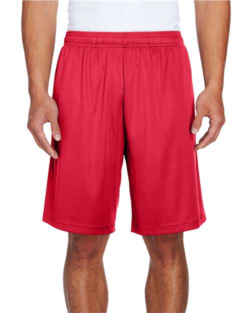Men's Zone Performance Shorts - - 15639 Sport Red 677D9 AB Exclusive Brands Back to School 2025 CA Bottoms CA New ab Explore School & Team - Players Explore School & Team - Teams Explore School & Teams Mens & Unisex New AB Pockets Polyester - 100% S&S Exclusive Brands Shorts Team 365 TT11SH