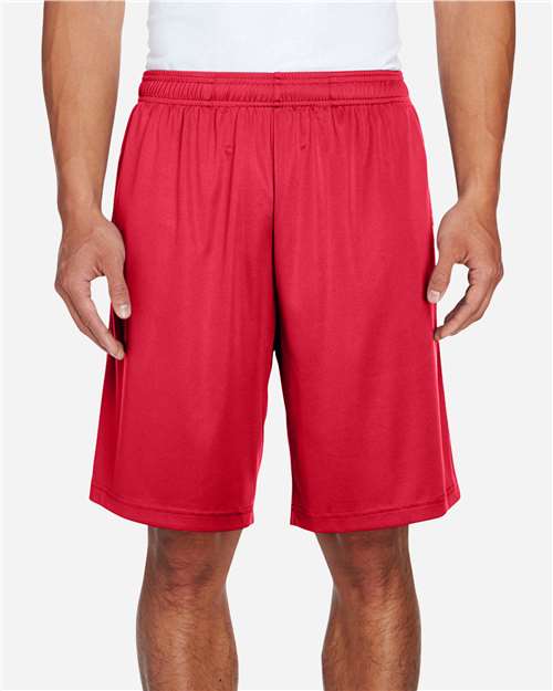 Team 365 TT11SH, Men's Zone Performance Shorts, Sport Red