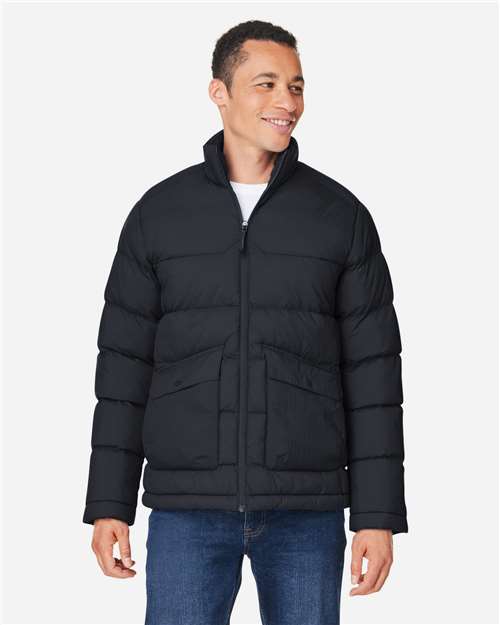 CORE365 CE720, Men's Inspire Puffer Jacket, Black