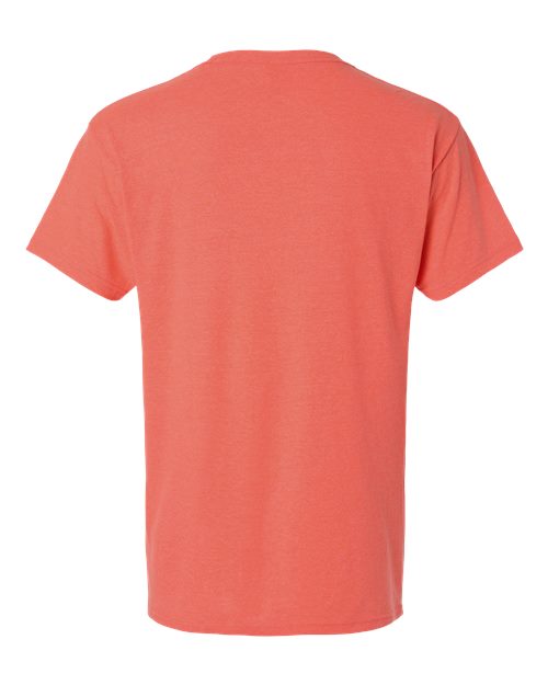 M&O 4800, Men's Gold Soft Touch T-shirt, Heather Coral