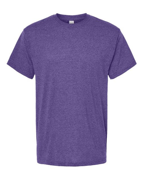 M&O 4800, Men's Gold Soft Touch T-shirt, Heather Purple