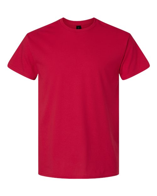 Gildan 3000, Unisex Light Cotton T-shirt, Cherry Red
