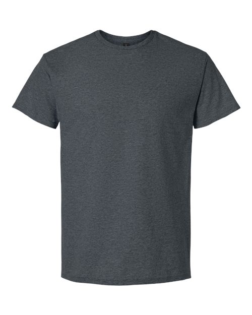 Gildan 3000, Unisex Light Cotton T-shirt, Dark Heather
