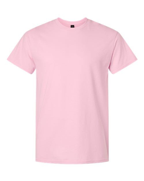 Gildan 3000, Unisex Light Cotton T-shirt, Light Pink