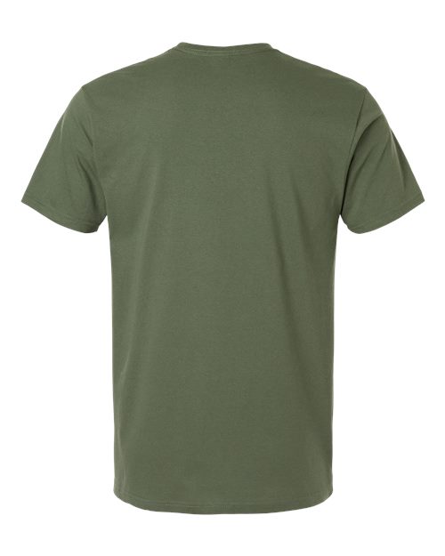 Gildan 3000, Unisex Light Cotton T-shirt, Military Green