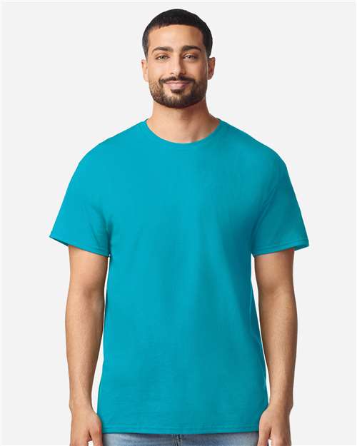 Gildan 3000, Unisex Light Cotton T-shirt, Tropical Blue