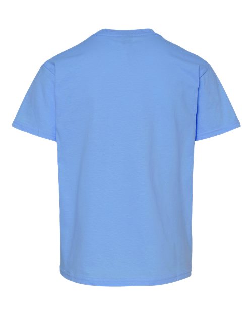 Gildan 3000B, Youth Light Cotton T-shirt, Carolina Blue