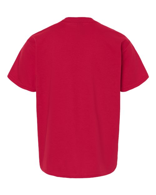 Gildan 3000B, Youth Light Cotton T-shirt, Cherry Red