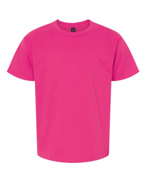 Gildan 3000B, Youth Light Cotton T-shirt, Heliconia