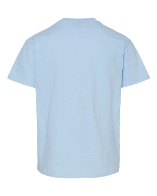 Gildan 3000B, Youth Light Cotton T-shirt, Light Blue
