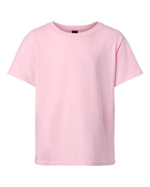 Gildan 3000B, Youth Light Cotton T-shirt, Light Pink