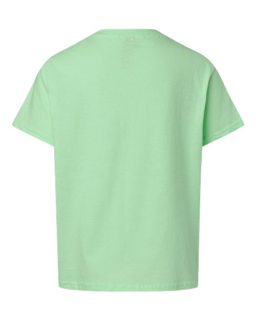 Gildan 3000B, Youth Light Cotton T-shirt, Mint Green