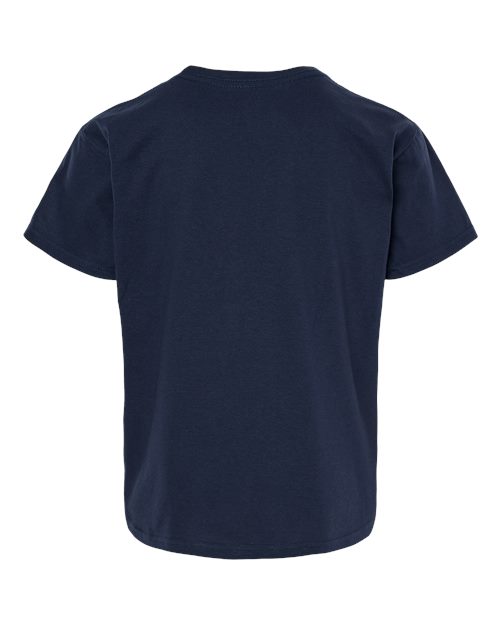 Gildan 3000B, Youth Light Cotton T-shirt, Navy