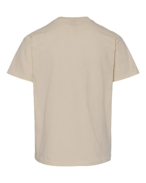 Gildan 3000B, Youth Light Cotton T-shirt, Sand