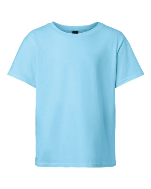 Gildan 3000B, Youth Light Cotton T-shirt, Sky