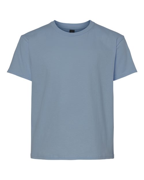 Gildan 3000B, Youth Light Cotton T-shirt, Stone Blue