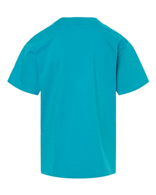 Gildan 3000B, Youth Light Cotton T-shirt, Tropical Blue