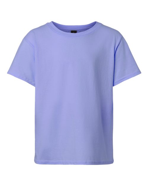 Gildan 3000B, Youth Light Cotton T-shirt, Violet