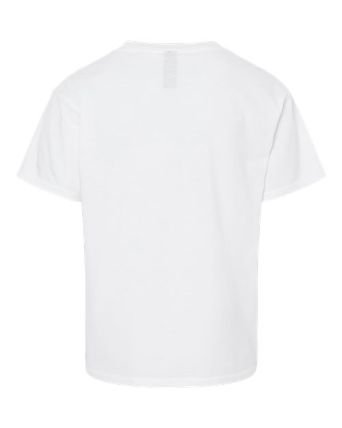 Gildan 3000B, Youth Light Cotton T-shirt, White