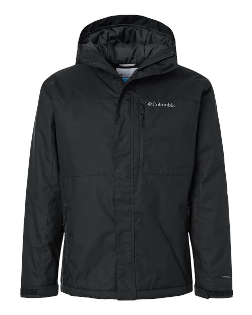 Columbia 208959, Men's Tipton Peak Iii Insulated Hooded Jacket, Black