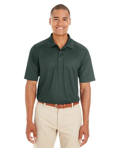 Express Microstripe Performance Pique Polo - - 13373 Forest Carbon 4XL 257A7 AB Exclusive Brands Antimicrobial CA New ab CE102 CORE365 Mens & Unisex Moisture-Management New AB Performance Polyester - 100% Side Seams Sport Shirts Stripes Sun/UV Protection Tops