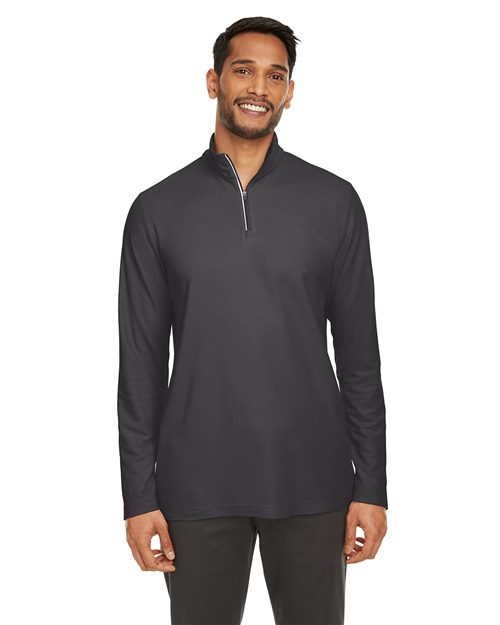 Men's Fusion ChromaSoft™ Pique Quarter-Zip Pullover - - 13221 286A7 6-6.9 oz AB Exclusive Brands Activewear Antimicrobial CA New ab CE405 CORE365 Long Sleeves Mens & Unisex Moisture-Management New AB Performance Pique Polos & Knits Polyester - 100% Pullovers Quarter-Zips S&S Exclusive Brands Spiritwear Tear Away Tops Zips