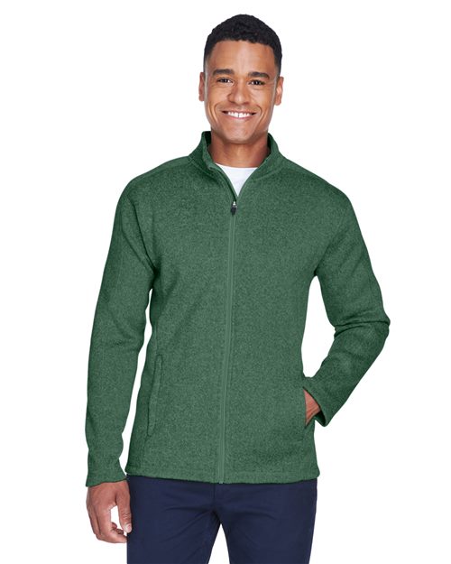 Men's Bristol Full-Zip Sweater Fleece Jacket - - 13279 708B2 9-9.9 oz AB Exclusive Brands CA New ab Devon & Jones DG793 Fleece Full-Zips Jackets Long Sleeves Mens & Unisex New AB Outerwear Pockets Polyester - 100% S&S Exclusive Brands Zips