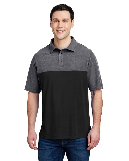 Men's Fusion ChromaSoft™ Colorblock Polo - - 13298 276A7 6-6.9 oz AB Exclusive Brands Antimicrobial CA New ab CE112C CORE365 Mens & Unisex Moisture-Management New AB Performance Pique Polos Polos & Knits Polyester - 100% S&S Exclusive Brands Short Sleeves Sport Shirts Tops