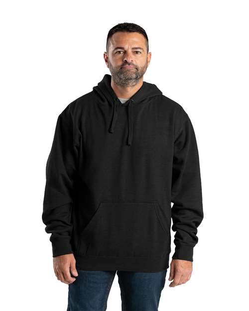 Berne Apparel SP401, Men's Signature Sleeve Hooded Sweatshirt, Black