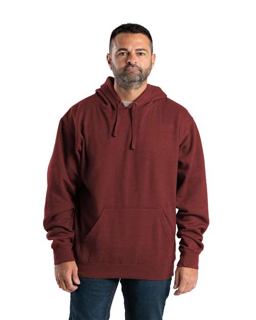 Berne Apparel SP401, Men's Signature Sleeve Hooded Sweatshirt, Brick
