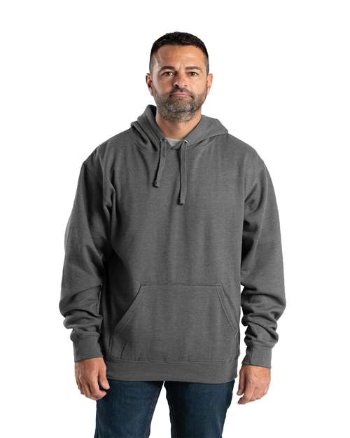 Berne Apparel SP401T, Men's Tall Signature Sleeve Hooded Sweatshirt, Graphite