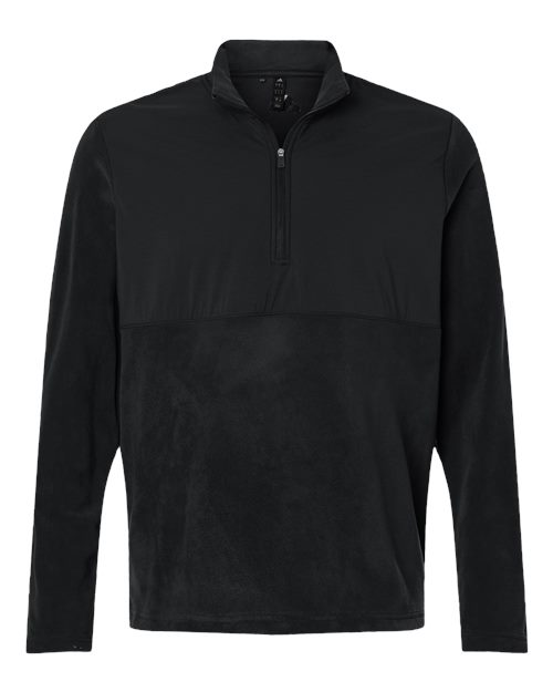 Adidas A2020, Men's Ultimate365 Cozy Quarter-zip Pullover, Black